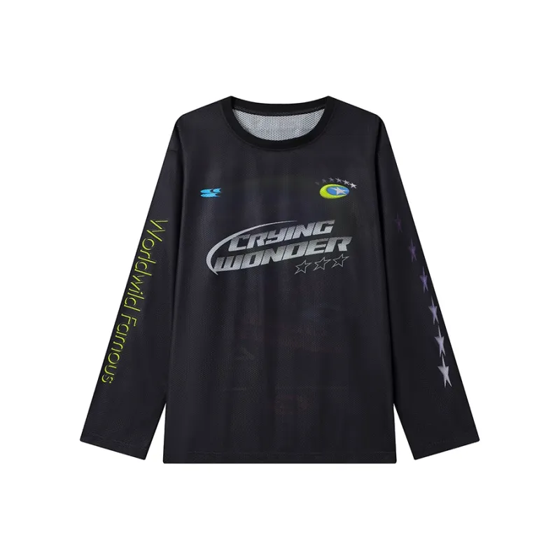 Crying Center Long Sleeved T Shirts Unisex-7