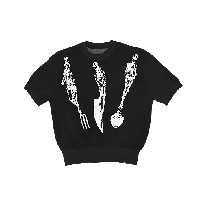 WANNA LAB SS25 T Shirt Unisex Gray White-4