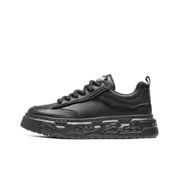 RHYTHM OF JOY Low-Top Skateboard Shoes Men's Black