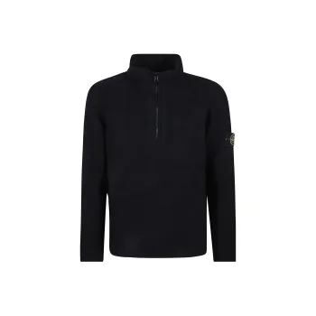 STONE ISLAND Compass motif Half zip Sweatshirt