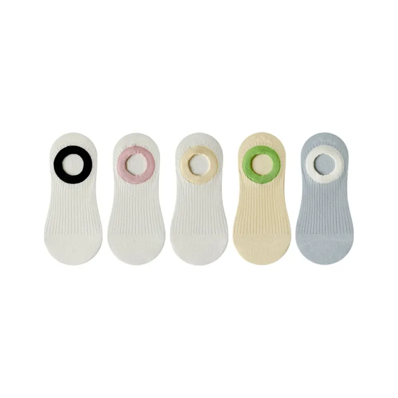 Top Melon No Show Socks Women's 5 Pack-5