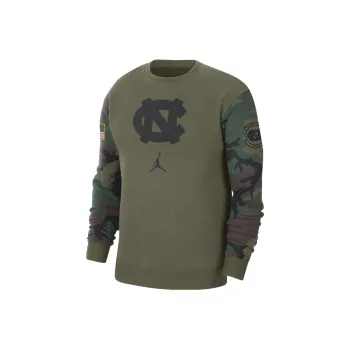 Jordan UNC Club Fleece Sweatshirt Men's Medium Olive