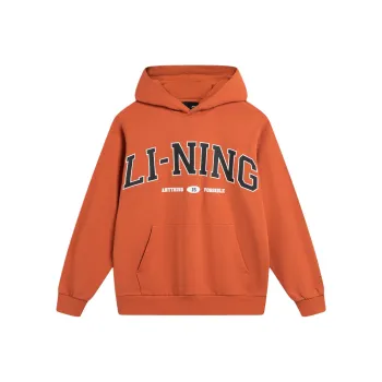 LiNing Weekend Youth Sweatshirt Unisex Sunshine Dirty Orange