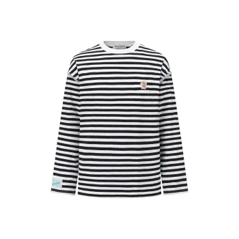 Alexia Sandra Stripe Series T Shirt Unisex Navy Blue