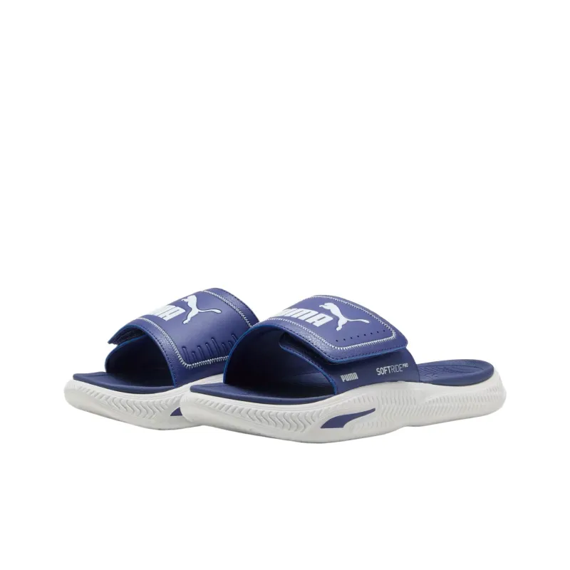 PUMA SoftridePro 24 V Slip Resistant Slide Slippers Unisex Blue-2