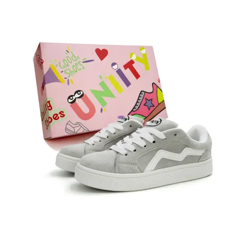 UNIITY Skateboard Shoes Unisex Low Top Black/Gray