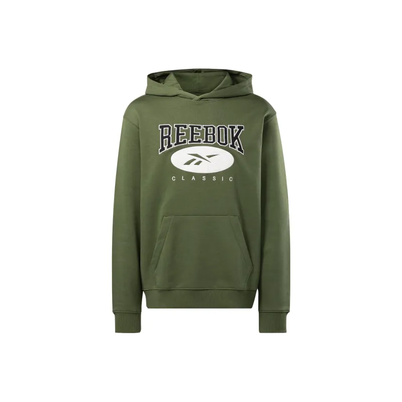 Reebok Classic Archive Essentials Hoodie Sweatshirt Unisex University Green-0