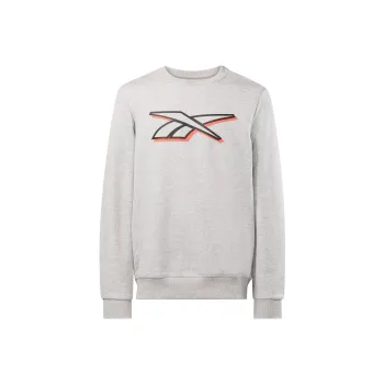 Reebok Vector Pack Reebok Identity Logo Sweatshirt Sweatshirt Men's Medium Gray