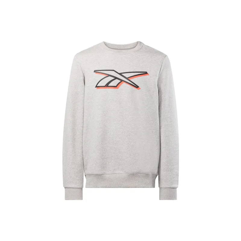 Reebok Vector Pack Reebok Identity Logo Sweatshirt Sweatshirt Men's Medium Gray-0