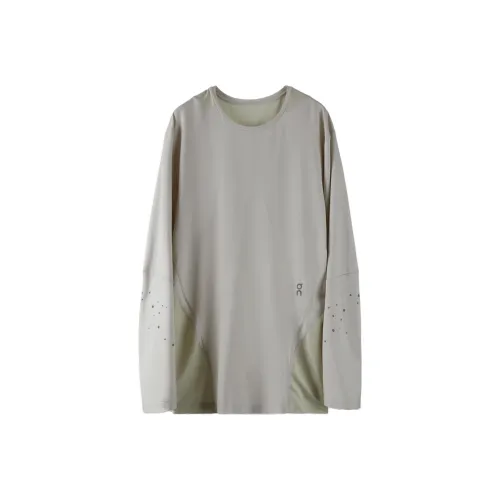 On x POST ARCHIVE FACTION PAF T-Shirt Men's Gray White/Gray Green