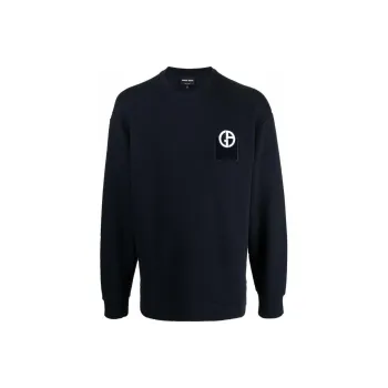 GIORGIO ARMANI Sweatshirts Men Black