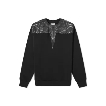 Marcelo Burlon Wings print Crew neck Sweatshirt