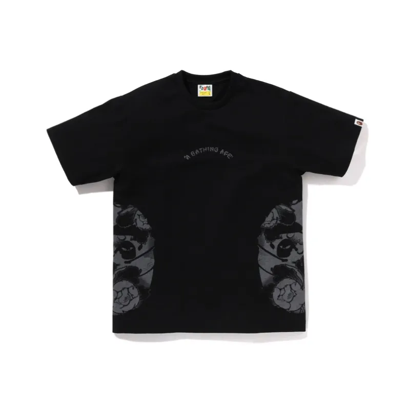 Bape Japanese Tattoo Side Big Ape Head Tee-0