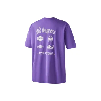 NBA Los Angeles Lakers T Shirts Unisex Purple