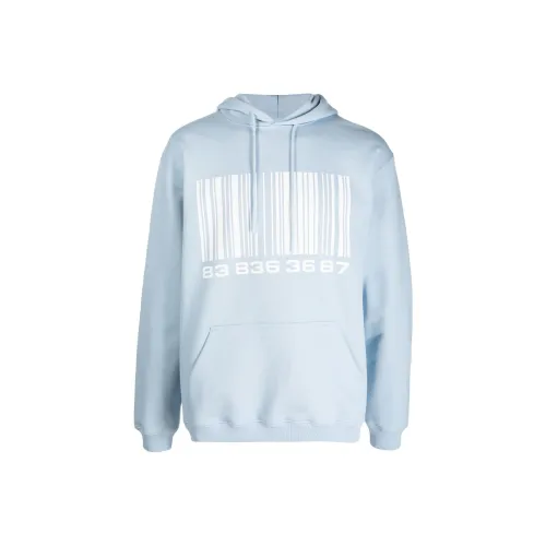 VTMNTS 'Big Barcode' Cotton blend Hoodie