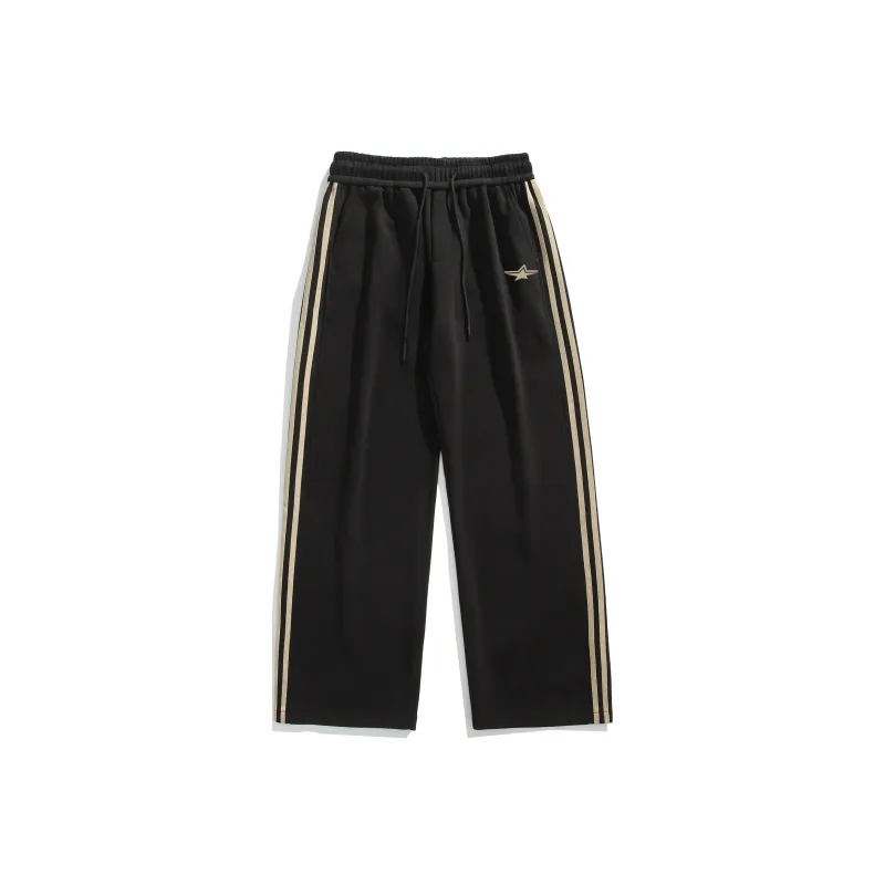PENTAGONAL HEART Knitted Sweatpants Unisex-5