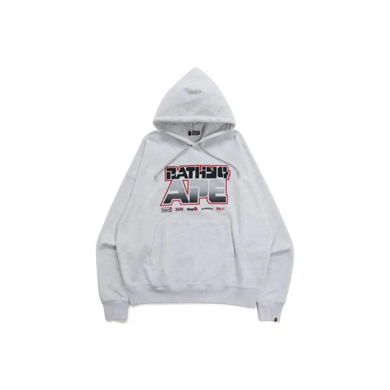Bape Graphic #1 Loose Fit Pullover Hoodie-0