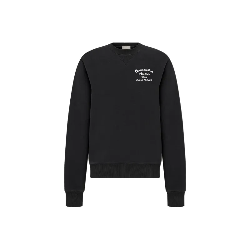 DIOR Quarterly New Products Sweatshirts Men Black-0