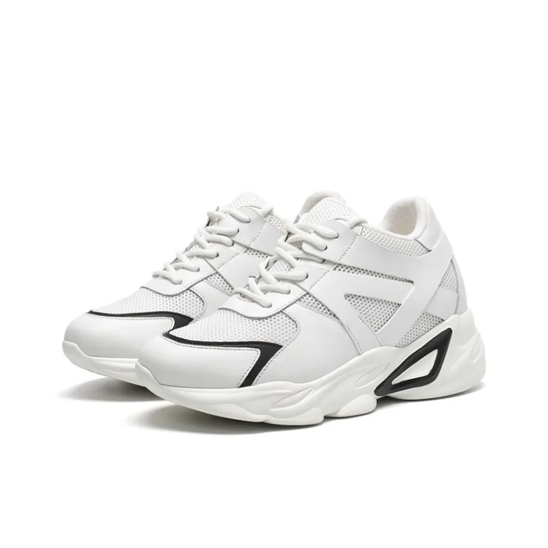 He Jinchang Abrasion Resistant Low Top Casual Shoes Women's White-3