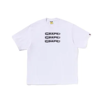 A BATHING APE Logo print T shirt