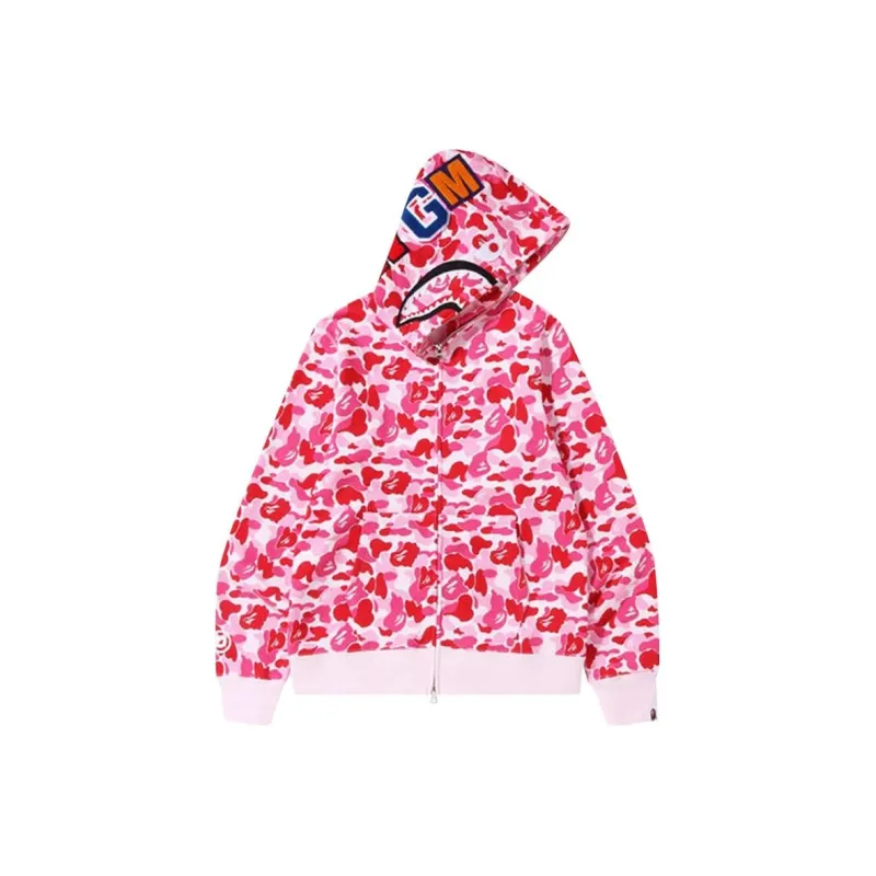 Bape Big Abc Camo Shark Full Zip Hoodie-2