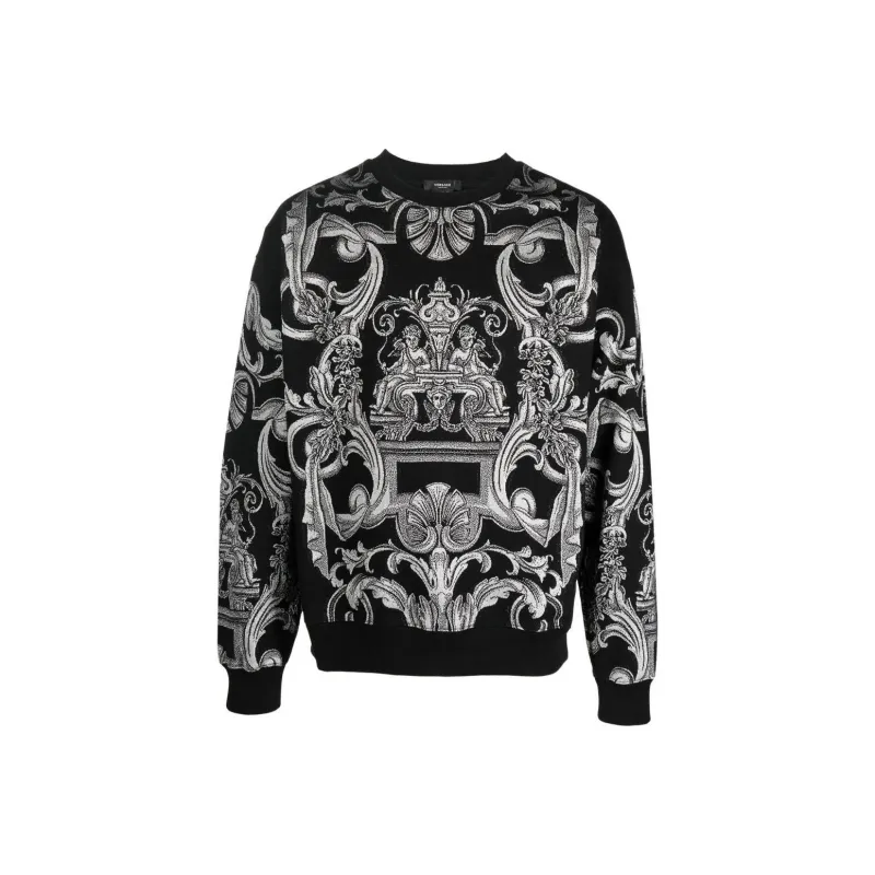 VERSACE FW22 Sweatshirt Men's Black-0