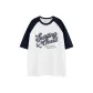 White & Navy Blue