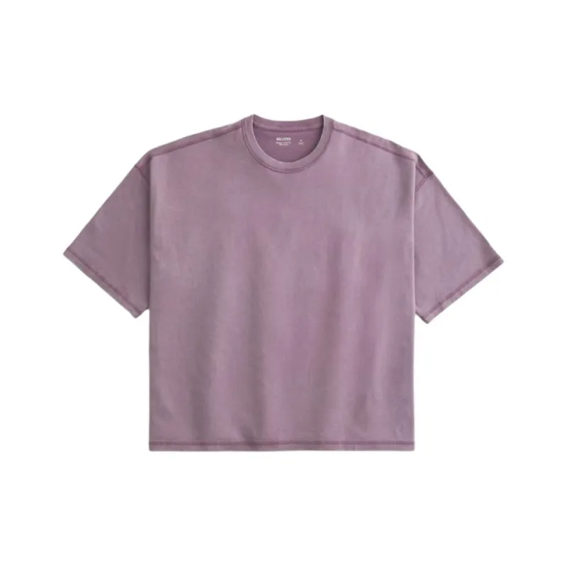 Hollister T Shirts Men Purple-0