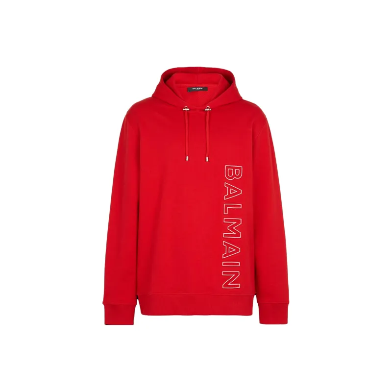 BALMAIN Sweatshirts Men Red-0