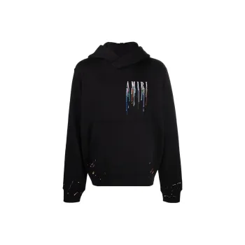 AMIRI Embroidered Paint Drip Core Logo Hoodie