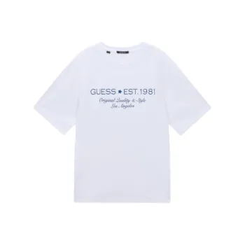 GUESS T Shirts Unisex White