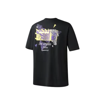 NBA Los Angeles Lakers T Shirts Unisex Black