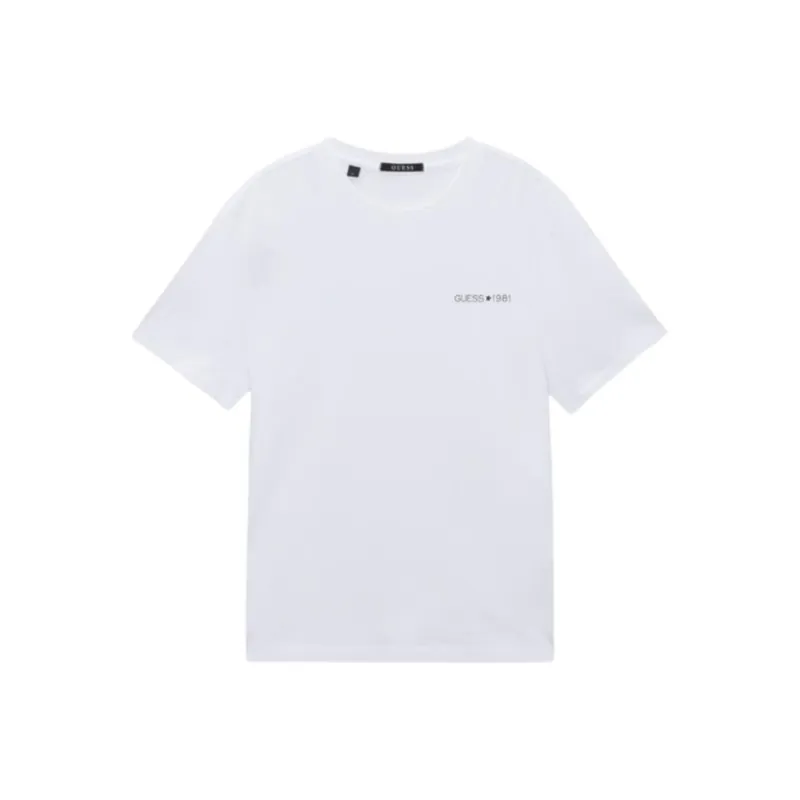 GUESS T Shirts Men White-0