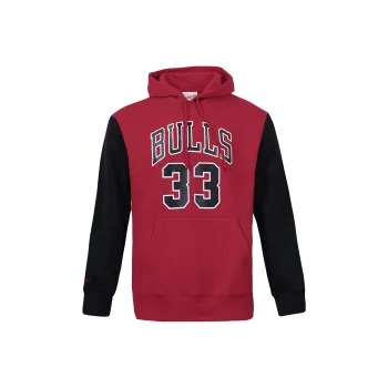 Mitchell & Ness Sweatshirt Unisex Bull Red Black