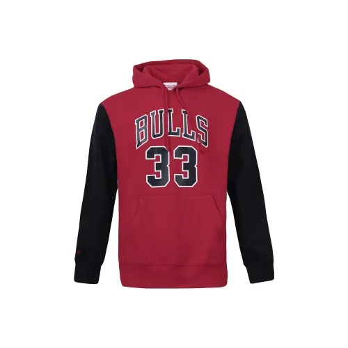 Mitchell & Ness Sweatshirt Unisex hoodie Red Black
