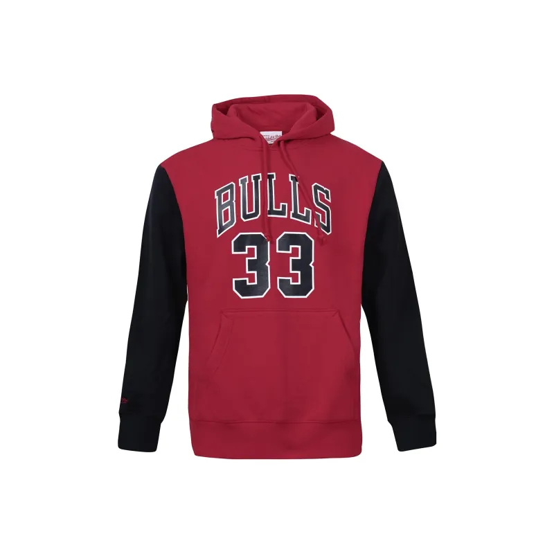 Mitchell & Ness Sweatshirt Unisex Bull Red Black-0