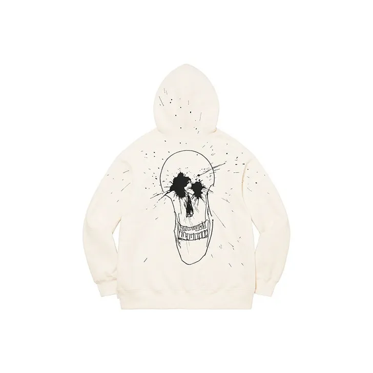 Supreme Ralph Steadman Skull Hooded Sweatshirt-2