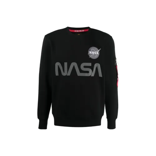 Alpha Industries Sweatshirts Men Black