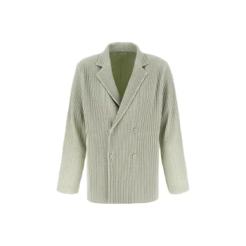 Homme Plissé Issey Miyake Business Suit Men's Green