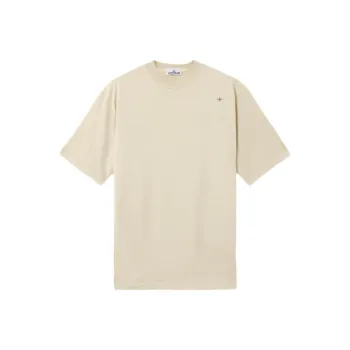 STONE ISLAND T Shirts Men Beige