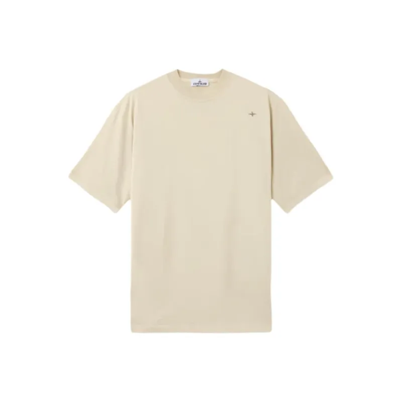 STONE ISLAND T Shirts Men Beige-0