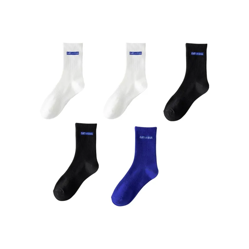 Herbal Primer Mid Calf Socks Men's 5 Pack-5
