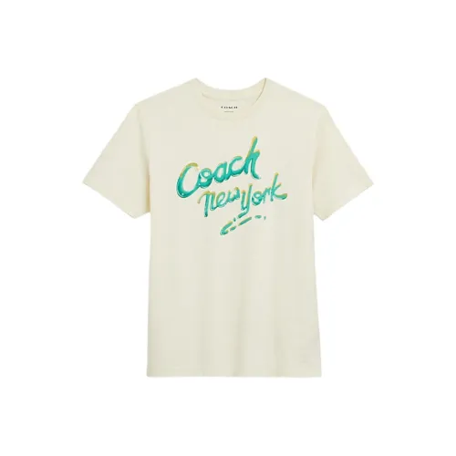 COACH T Shirts Men White