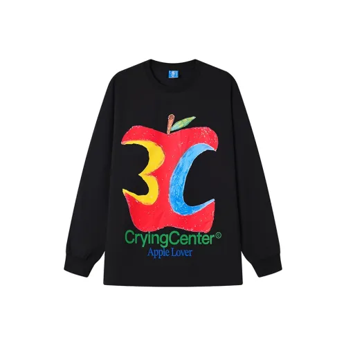 Crying Center Long Sleeved T Shirt Unisex