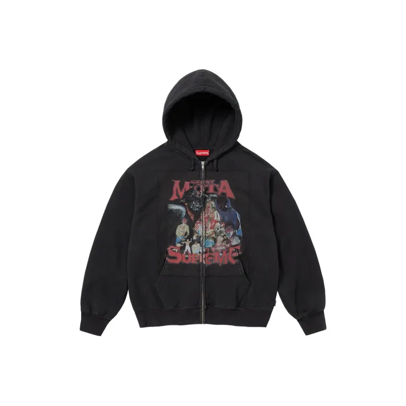 Supreme Muta Zip Up Hooded Sweatshirt-2