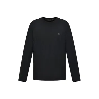 RARE Crew Neck Long-Sleeved T-Shirt Men's Black