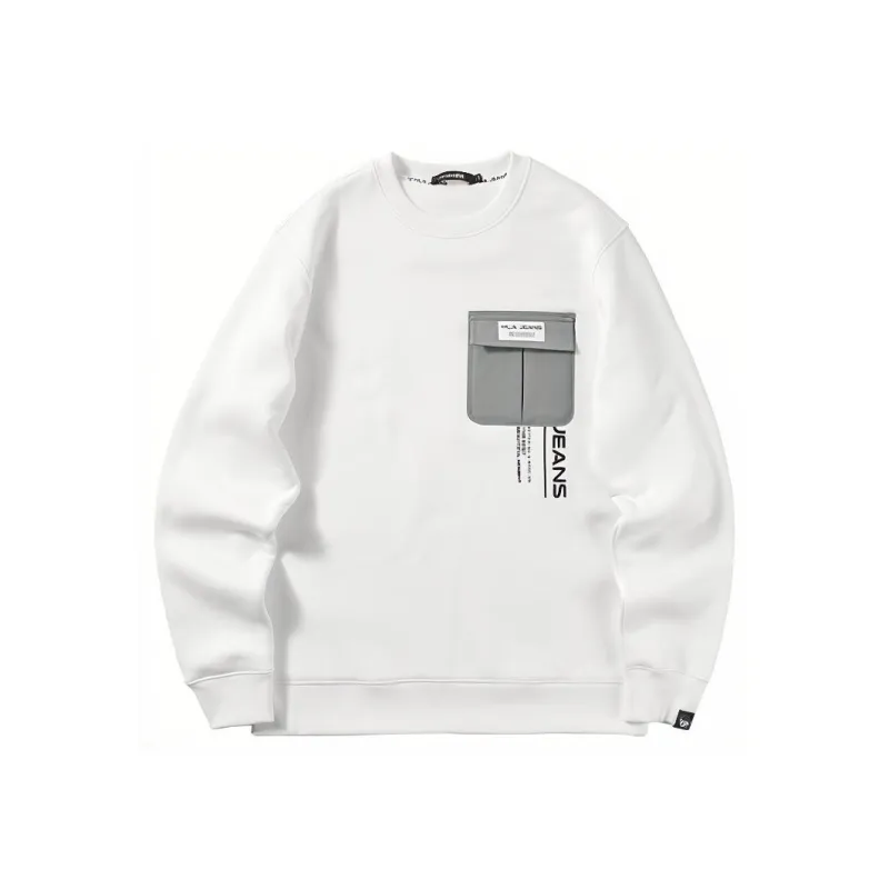 HLA JEANS Sweatshirts Men Ecru 82-0
