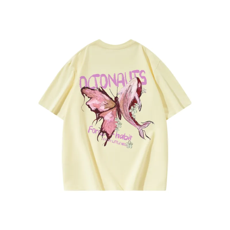 Small Columns Under The Sea T Shirt Unisex White-20