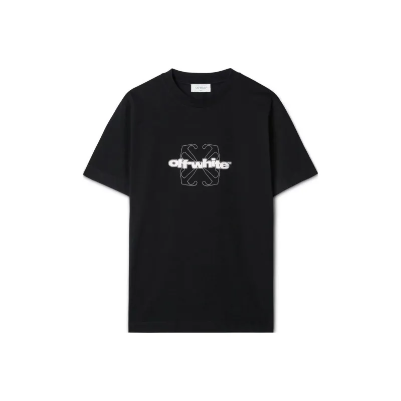 OFF WHITE Flock Arrow Crewneck T Shirt-0