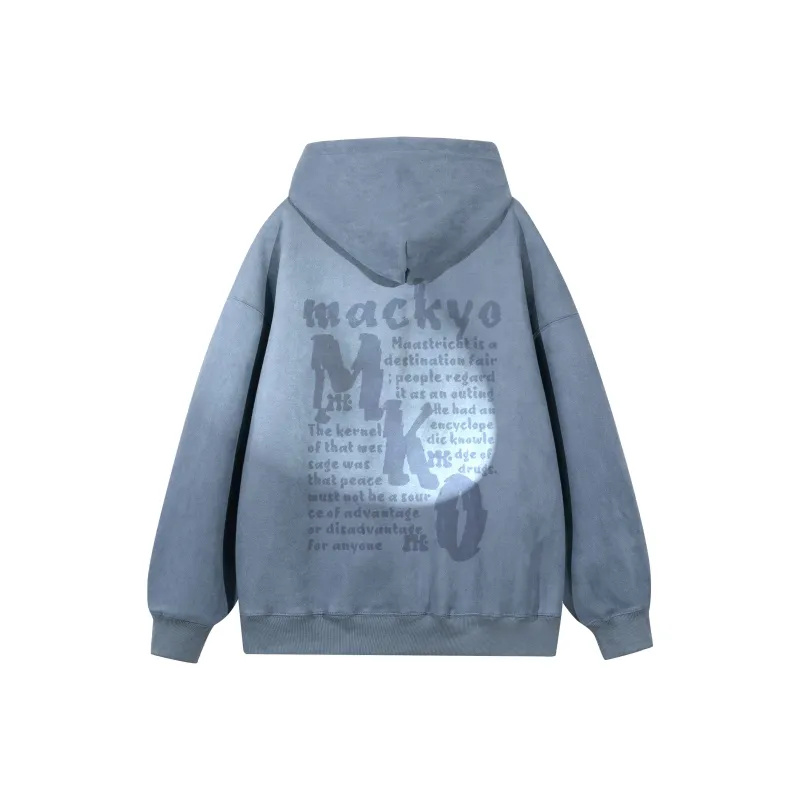 Mackyo Sweatshirt Spring And Fall Winter Unisex-8